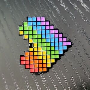 Rainbow Heart Enamel Pin
